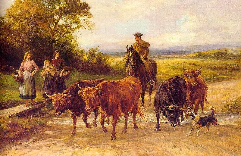 Heywood Hardy The Handsome Drover Sweden oil painting art